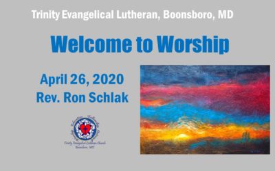 Worship Service for April 26, 2020
