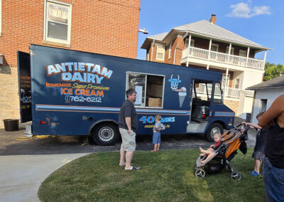 Antietam Dairy ice Cream truck at Trinity